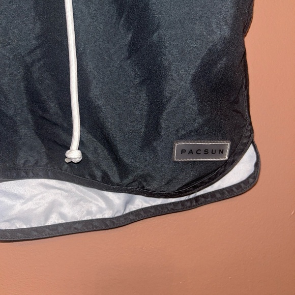 PacSun Dark Crimson Swim Trunks Sz Medium Men’s - Picture 6 of 6